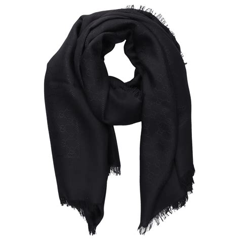 black.gucci scarf|Women's Gucci Designer Scarves .